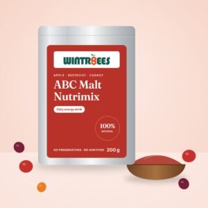 Wintrbees ABC Malt Nutrimix powder pouch, apple beetroot carrot health drink, 200 g
